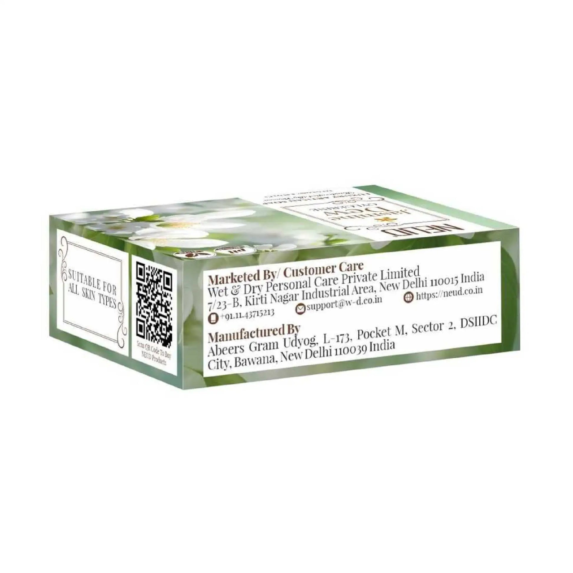 NEUD Jasmine Dew Glycerine pH-Balanced Handmade Soap - Certified Quality