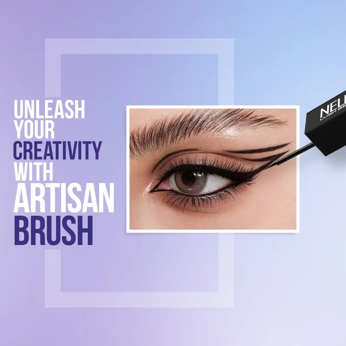 Unleash your creativity with artisan brush in NEUD Lush Bella Eye Liners - everteen-neud.com