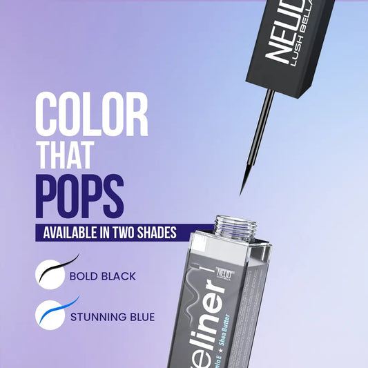 Shop for NEUD Lush Bella Eye Liners From Official Brand Store everteen-neud.com. Available in Bold Black and Stunning Blue Colors.