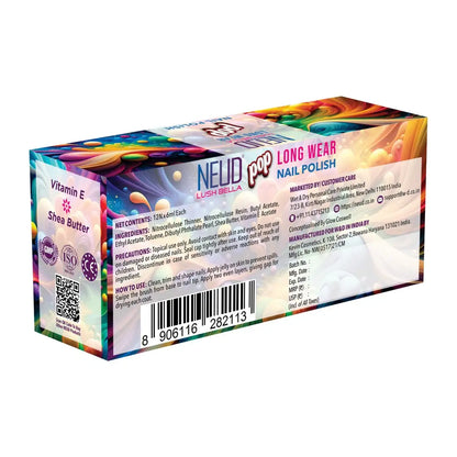 NEUD Lush Bella Nail Polish Kit Enriched With Vitamin E and Shea Butter - 12 Units (6ml Each)