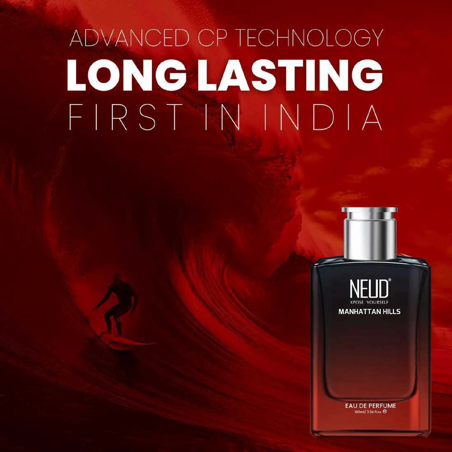 NEUD Manhattan Hills Luxury Perfume 100ml for Men - Long Lasting and CFC Free