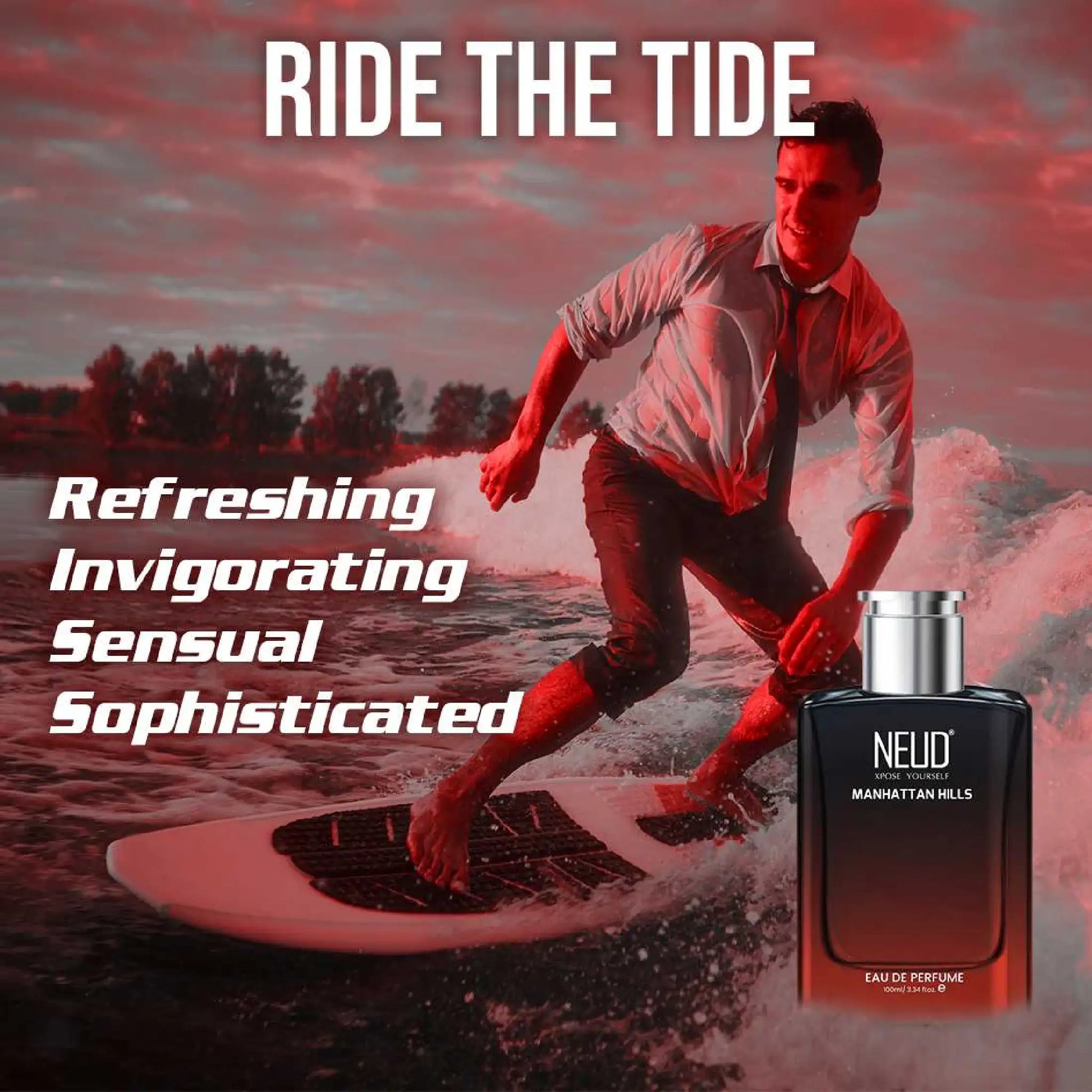 NEUD Manhattan Hills Luxury Perfume for Men - Refreshing, Sensual and Sophisticated