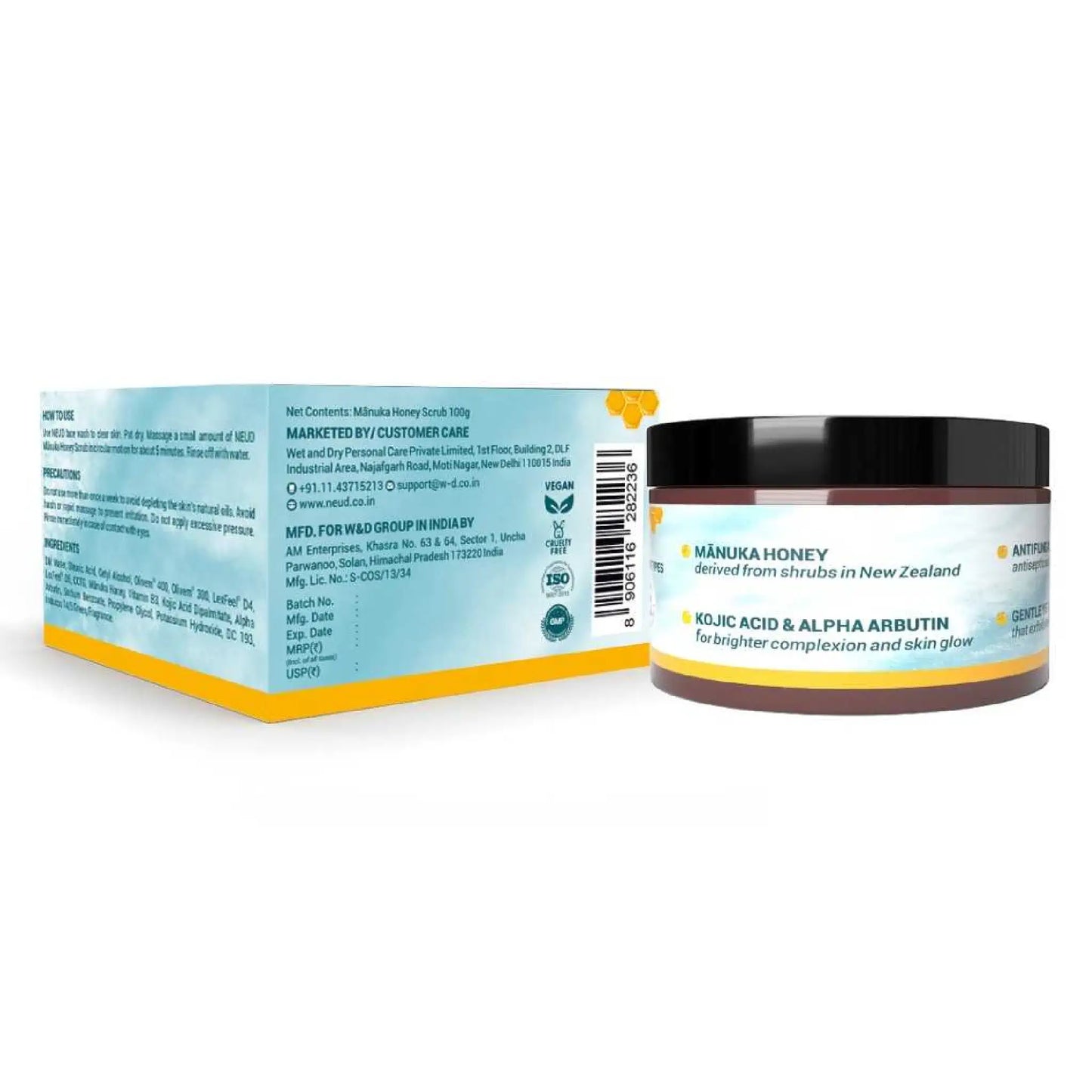 NEUD Manuka Honey Scrub 100g - Ships Worldwide from India