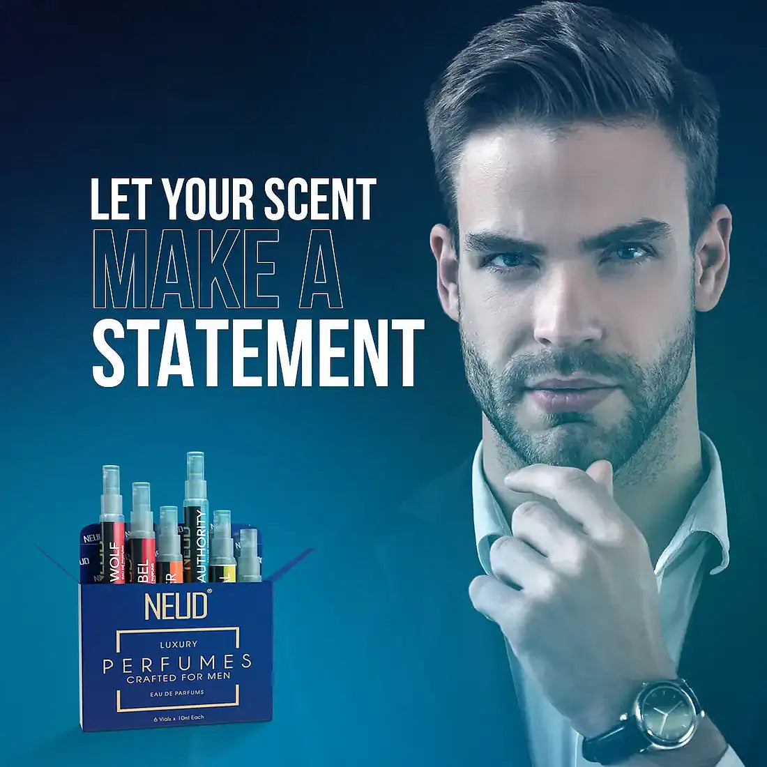 Use NEUD Luxury Pocket Perfumes Set for Men  6x10ml Daily To Make A Bold Statement - everteen-neud.com