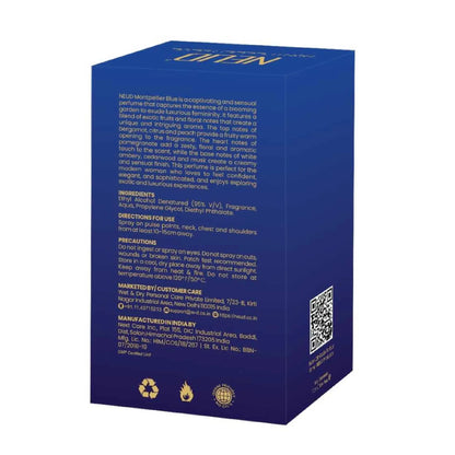 NEUD Montpellier Blue Luxury Perfume for Women - Ozone Friendly