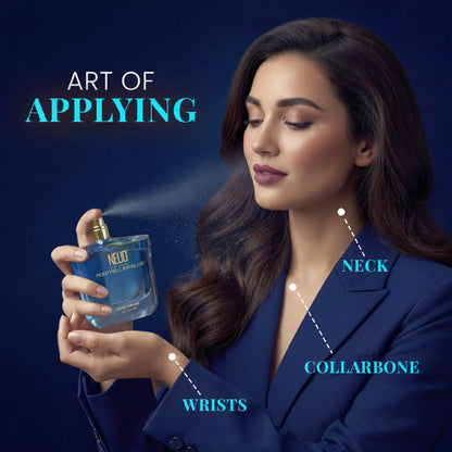 NEUD Montpellier Blue Luxury Perfume for Women - Spray on Neck, Shoulders, Wrists and Chest