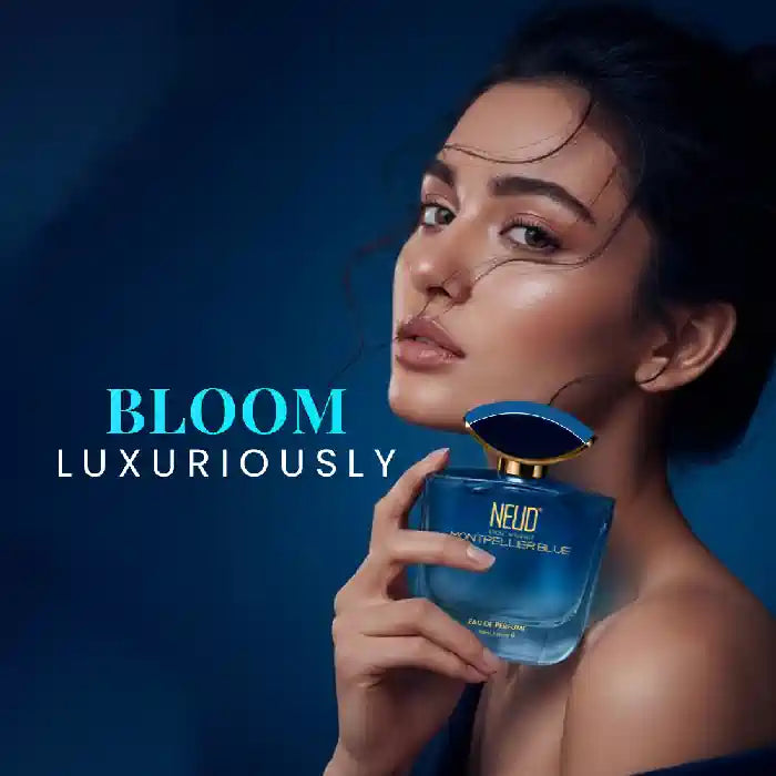 Experience the enchanting aroma of NEUD Montpellier Blue Luxury Perfume for Women - everteen-neud.com