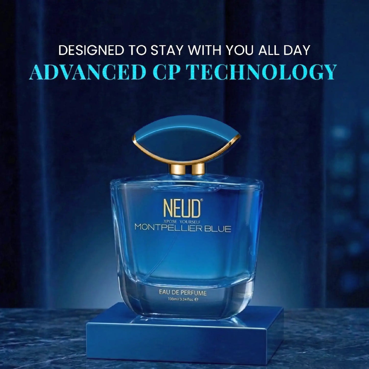 NEUD Montpellier Blue Luxury Women's Perfume - Made with advanced CP Technology, Designed To Stay All Day Long