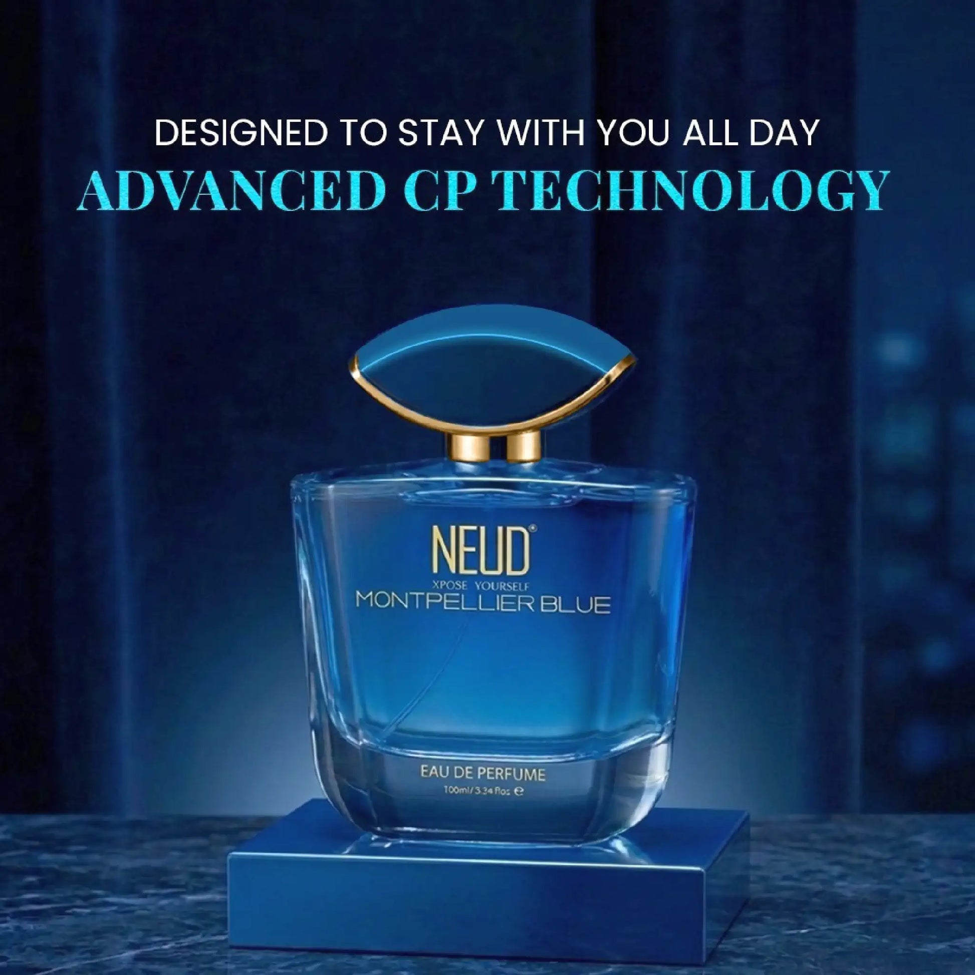 NEUD Montpellier Blue Luxury Women's Perfume - Made with advanced CP Technology, Designed To Stay All Day Long