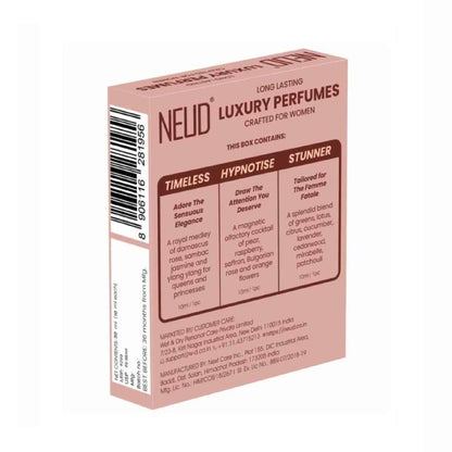 NEUD 3x10ml Luxury Pocket Perfumes Gift Set For Women - Shipped Worldwide From India