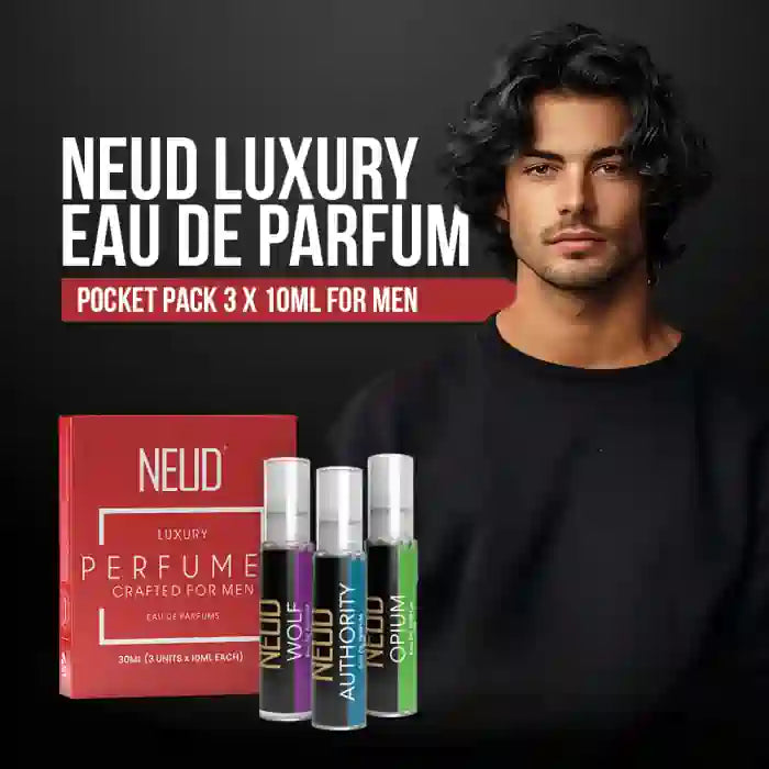 NEUD Luxury Pocket Perfume Gift Set for Men - Long Lasting Eau de ...