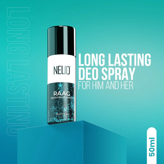 NEUD RAAG Deodorant Body Spray 50ml for Him and Her - Long Lasting 24-hour Odor Protection