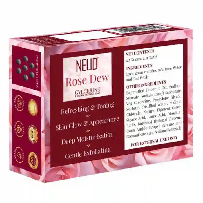 NEUD Rose Dew Glycerine Handmade Soap Helps Promote Skin Tone, Glow and Appearance - everteen-neud.com