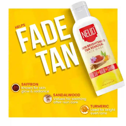 NEUD Cica Face Wash, Skin Brightening Face Wash and Deep Cleansing Face Wash - 3 x 100ml Each