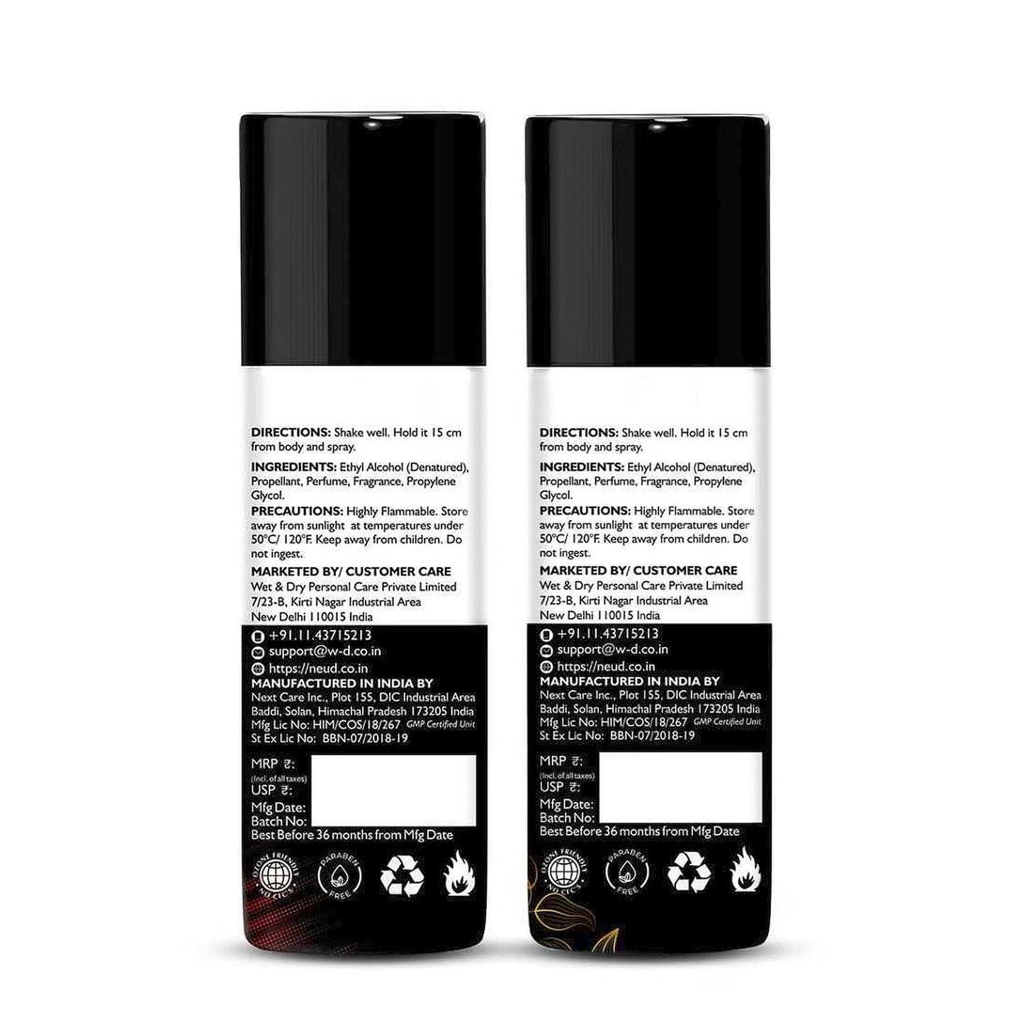 NEUD Zenith and Enigma Deodorants - Fabric and Skin Friendly