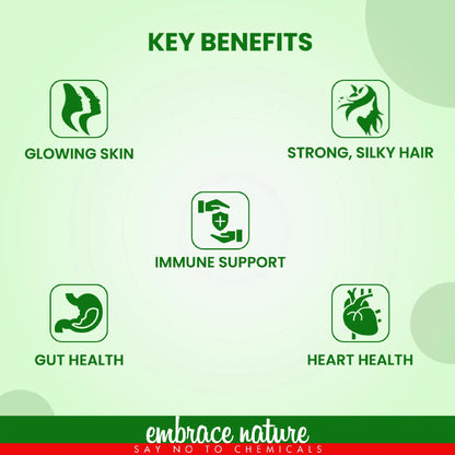Nature Sure Amla Powder 100g - Glowing Skin, Silky Hair, Immune Support