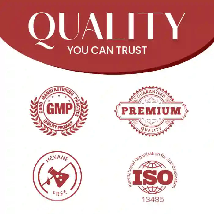 Nature Sure Cold-Pressed Castor Oil (Erand Tail) - Huile de support thérapeutique pour la peau, les cheveux et la santé