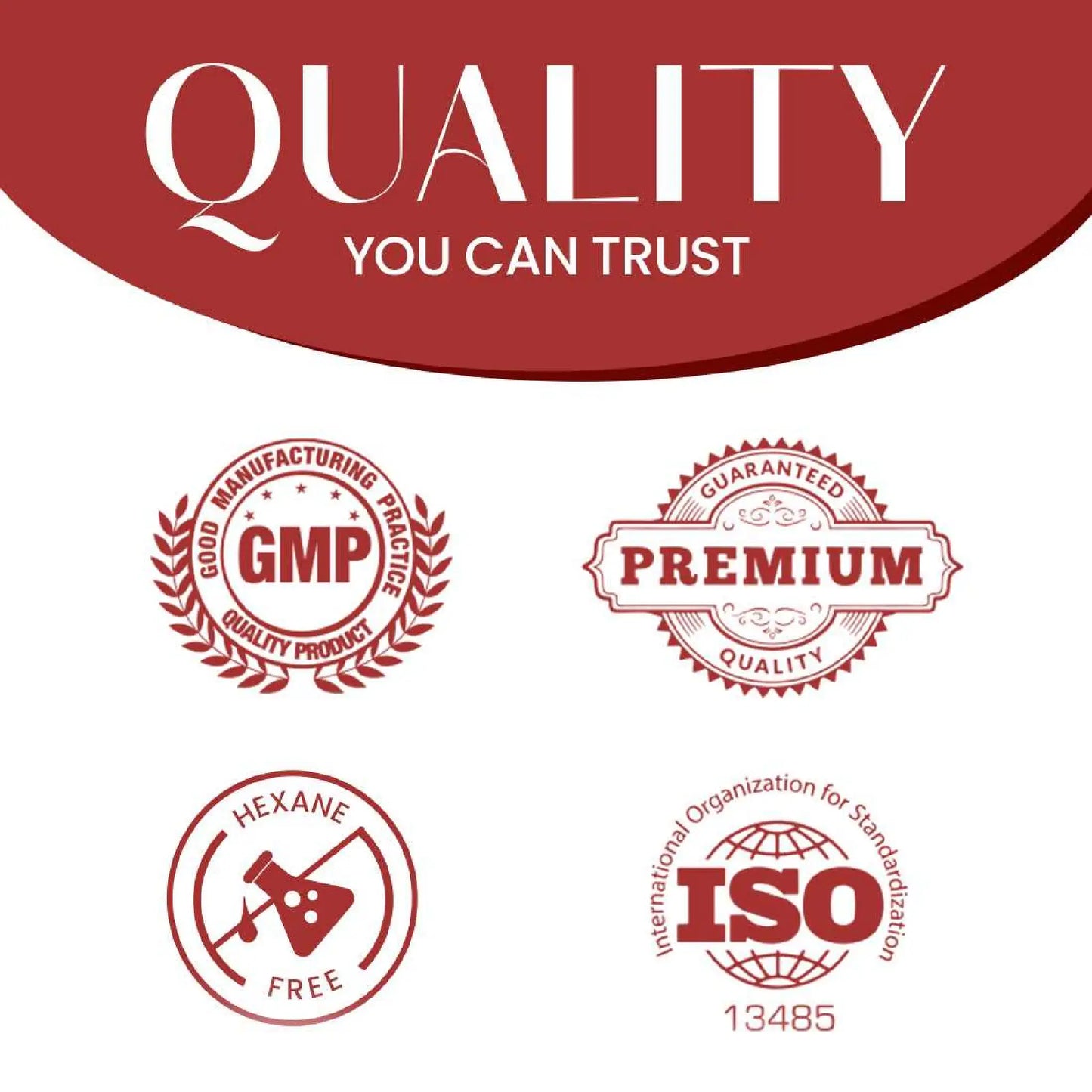 Nature Sure Castor Oil - Cold-Pressed, Hexane-Free, Certified Quality