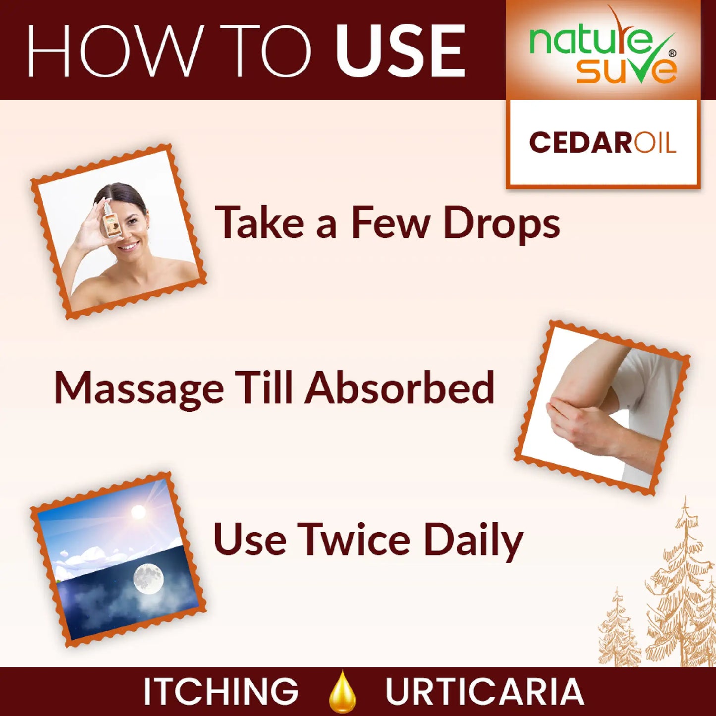 Nature Sure Cedar Deodar Oil – Apply Twice Daily for Best Results