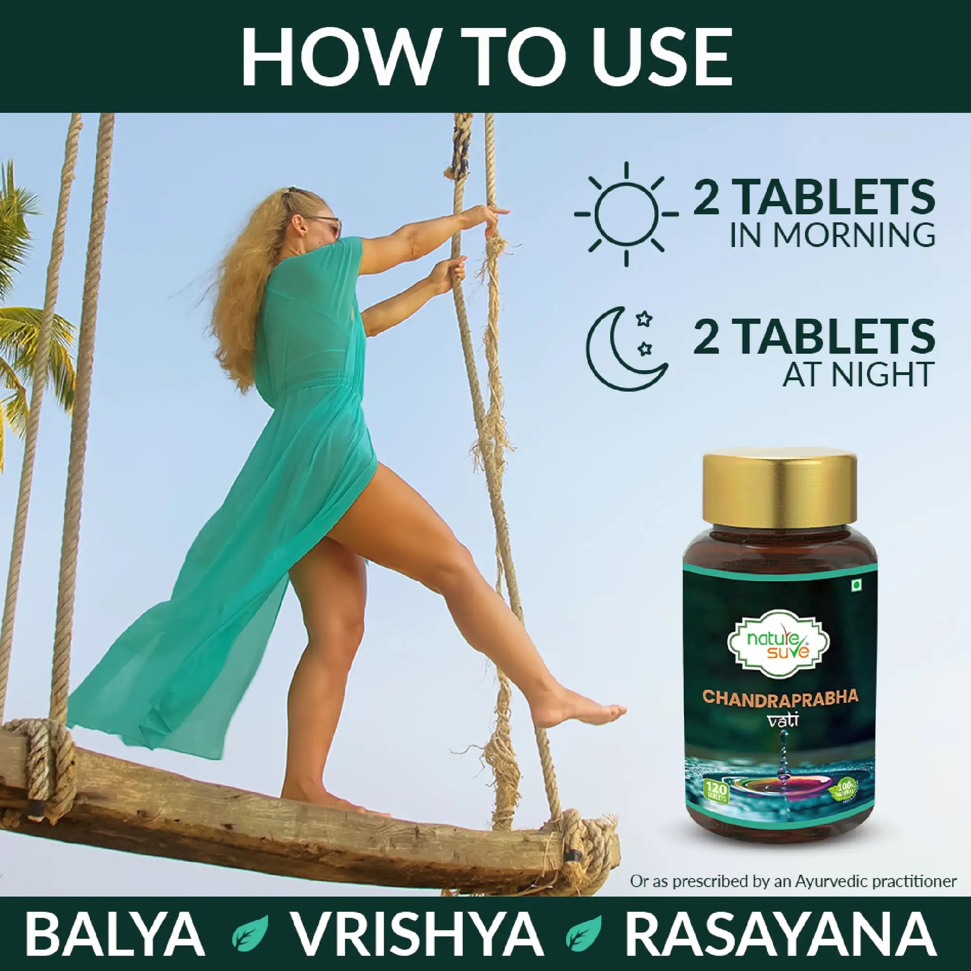 Nature Sure Chandraprabha Vati - Take Two Tablets in The Morning and Two Tablets at Night