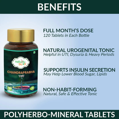Nature Sure Chandraprabha Vati - Each Bottle Contains One Full Month's Dose