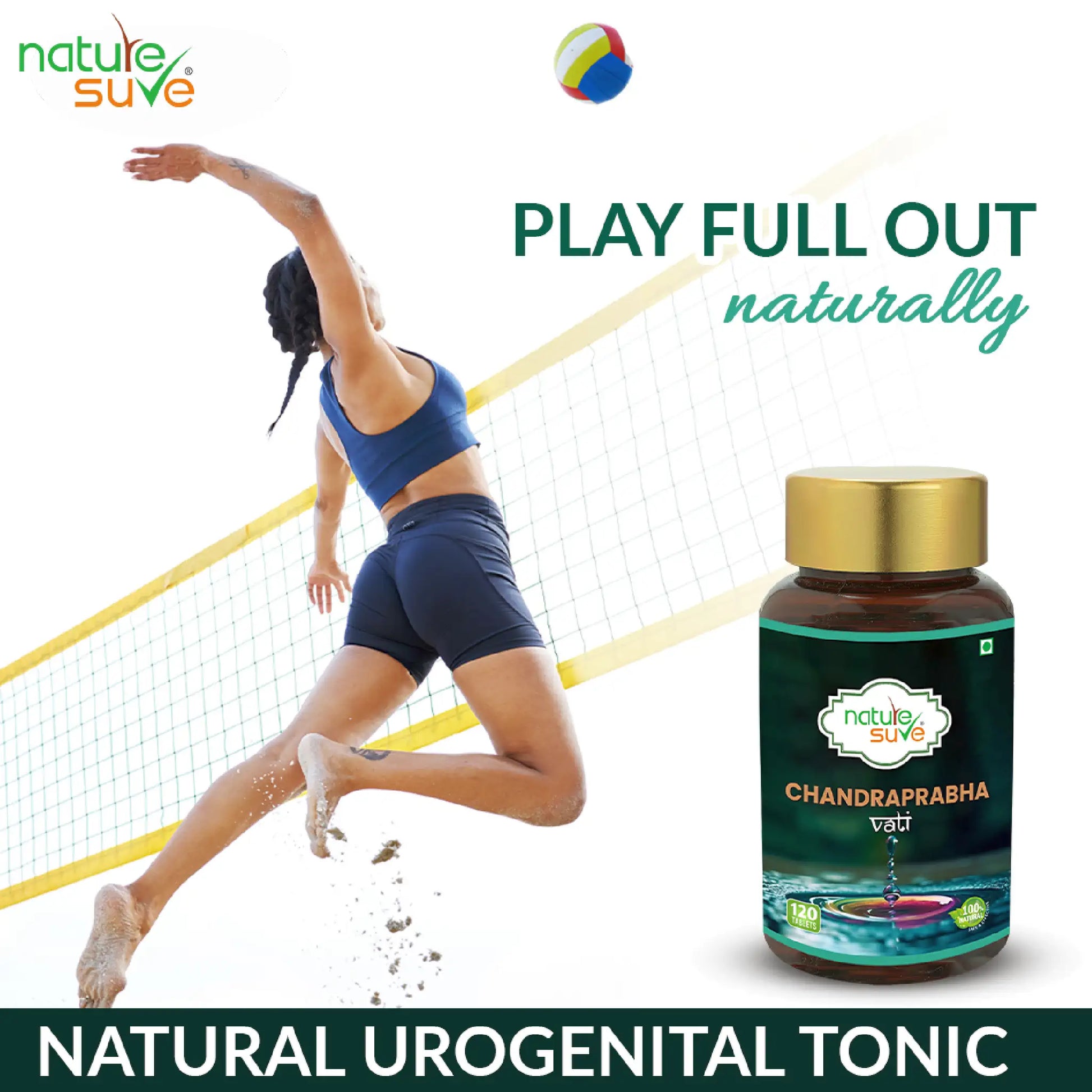 Nature Sure Chandraprabha Vati 120 - Ayurvedic Urogenital Tonic That Helps You Play Full Out Naturally