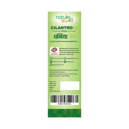 Nature Sure Cilantro Dhania Oil for Joint Pain and Muscle Spasms is Shipped Worldwide - everteen-neud.com