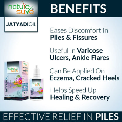 Nature Sure Jatyadi Oil – Ayurvedic Topical Oil for Skin and Tissue Comfort