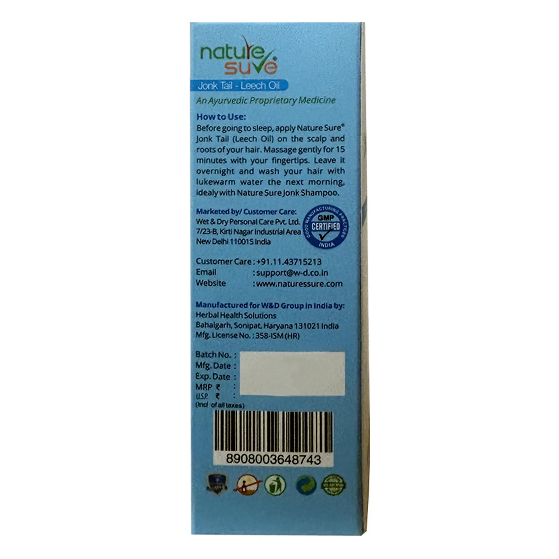 Nature Sure Jonk Tail 110ml – Ships Worldwide from India