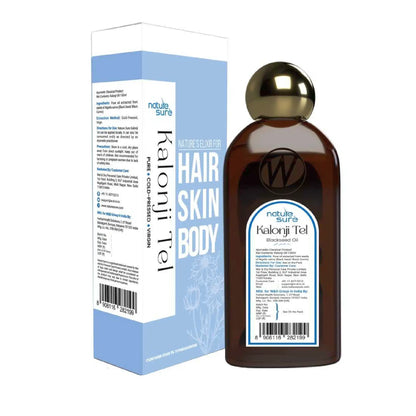 Nature Sure Kalonji Tel Cold-Pressed Black Seed Oil 150ml – Ships Worldwide from India