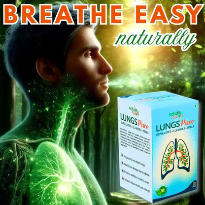 Nature Sure Lungs Pure for Respiratory Wellness - 60 Capsules