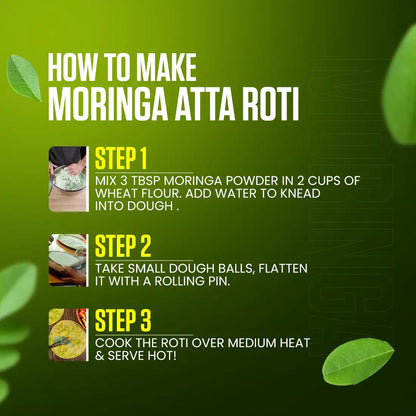 Make delicious and health moringa tea, moringa smoothie, moringa roti, moringa parantha and more - everteen-neud.com