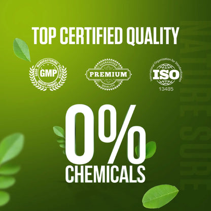 Nature Sure Moringa Powder - Lab-tested certified GMP ISO approved quality with no chemicals
