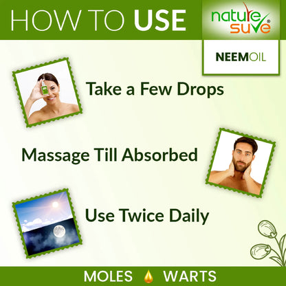 Nature Sure Neem Oil - Use Twice Daily
