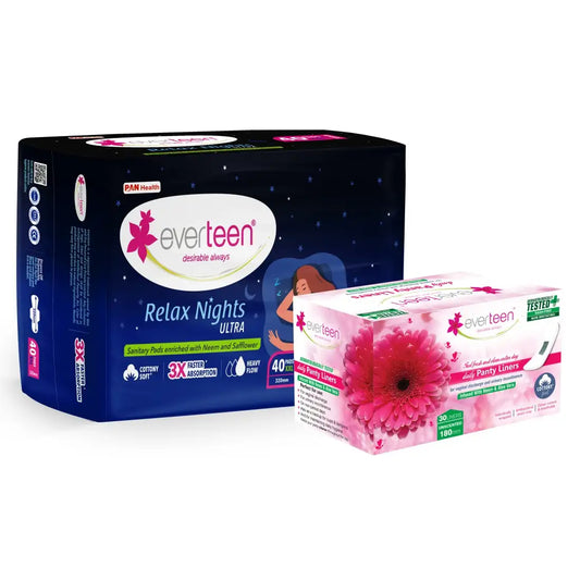 Buy everteen Relax Nights Ultra 40 Pads and Daily Panty Liners 30pcs 7419870671280 - everteen-neud.com