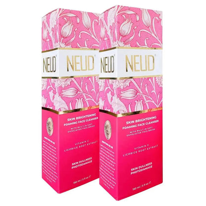 Buy 2 Packs NEUD Skin Brightening Foaming Face Cleanser 150ml With Vitamin C and Licorice - everteen-neud.com