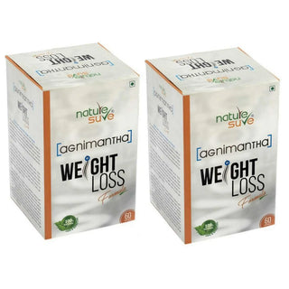 Nature Sure Agnimantha Weight Loss Formula 2x60 Capsules – AYUSH-Certified