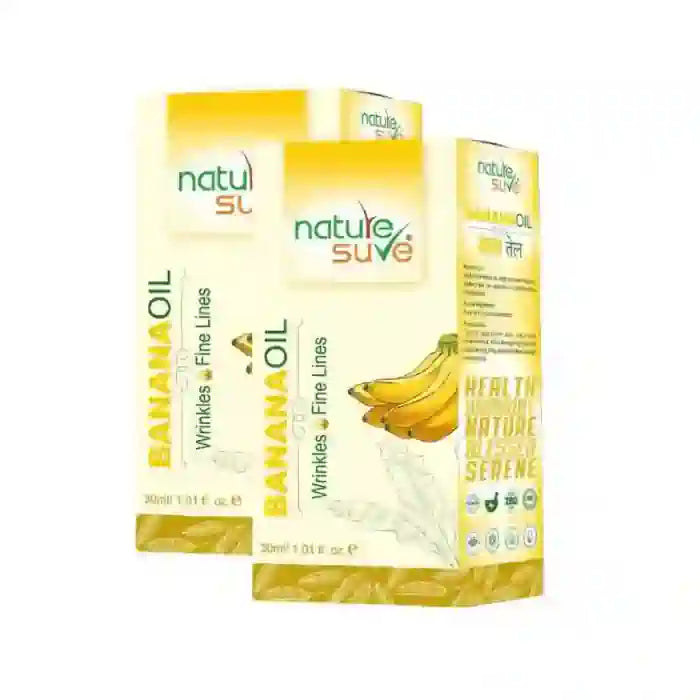 Buy 2 Packs Nature Sure Banana Oil for Face Elasticity, Wrinkles, Fine Lines and Acne Directly From Company - everteen-neud.com