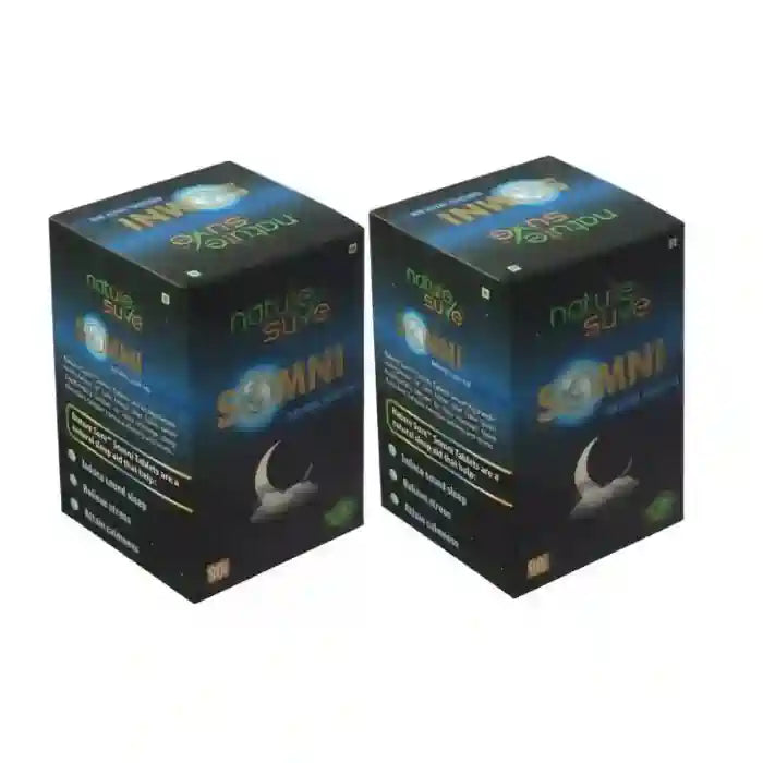 Buy 2 Packs Nature Sure SOMNI Natural Sleep Support 90 Tablets Each for Men and Women Directly From Company - everteen-neud.com
