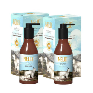NEUD Goat Milk Shampoo 2x300ml – Moisturizing Shampoo for Men and Women