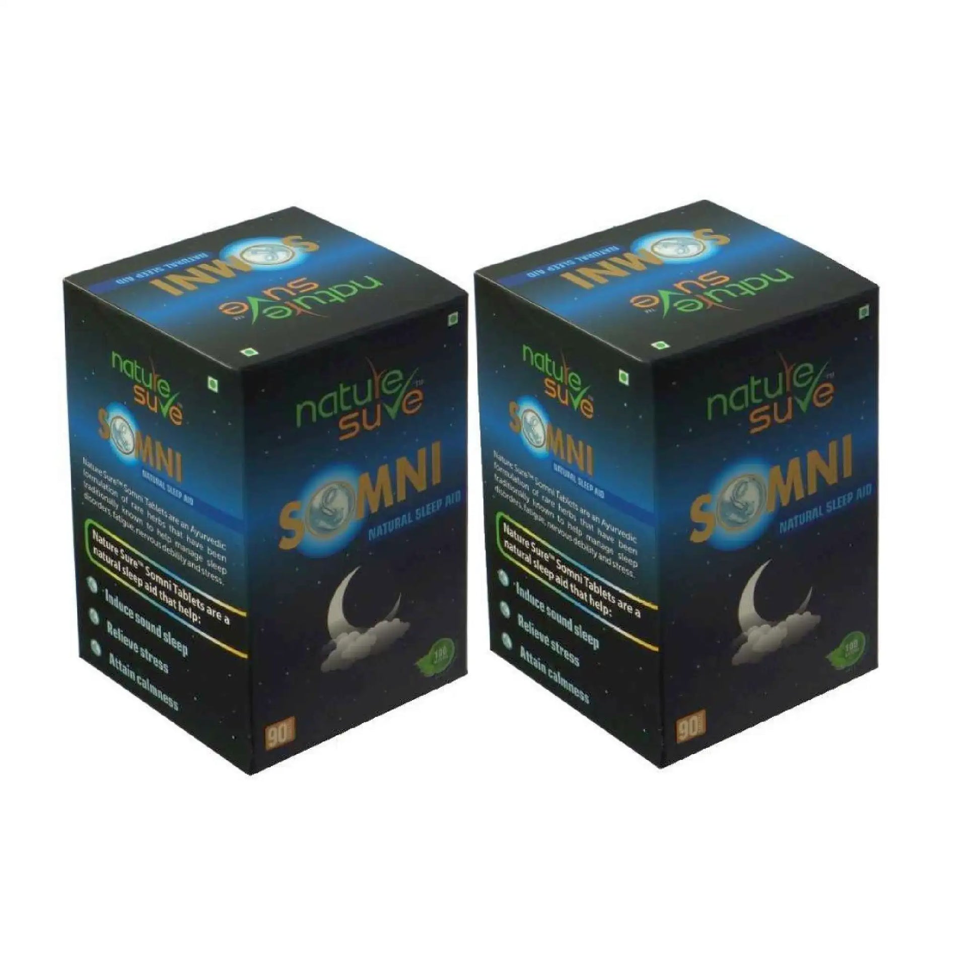 Nature Sure SOMNI Natural Sleep Support 2x90 Tablets – AYUSH-Certified Ayurvedic Formula