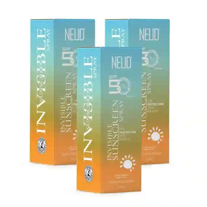 Buy 3 packs NEUD Invisible Sunscreen Spray 100ml with SPF 50++++ directly from company - everteen-neud.com