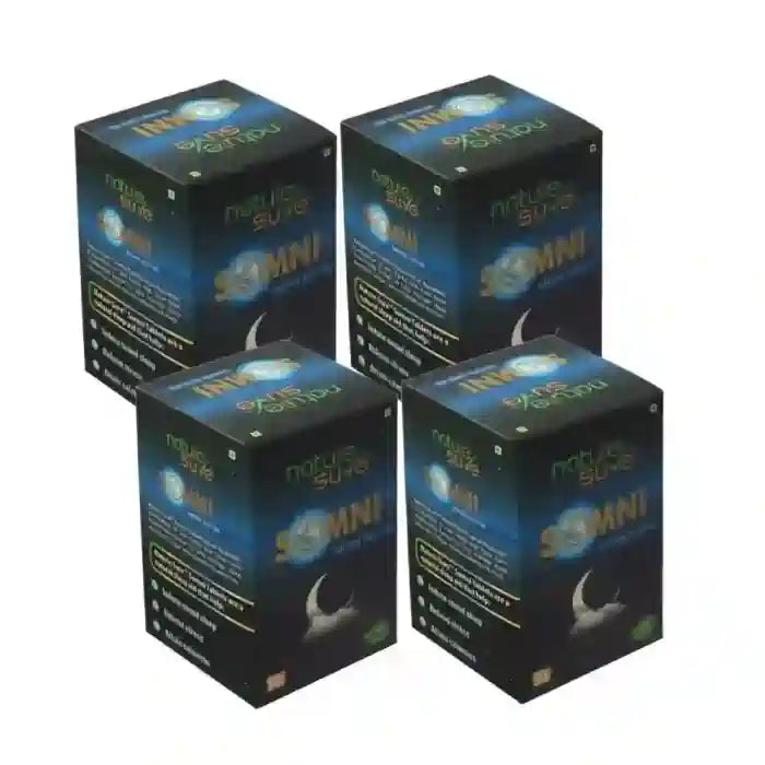 Buy 4 Packs Nature Sure SOMNI Natural Sleep Support 90 Tablets Each for Men and Women Directly From Company - everteen-neud.com