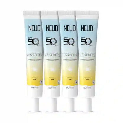 NEUD Ultra Velvety Matte Dry Touch Sunscreen 4x50g – SPF 50 PA++++ with Vitamin E