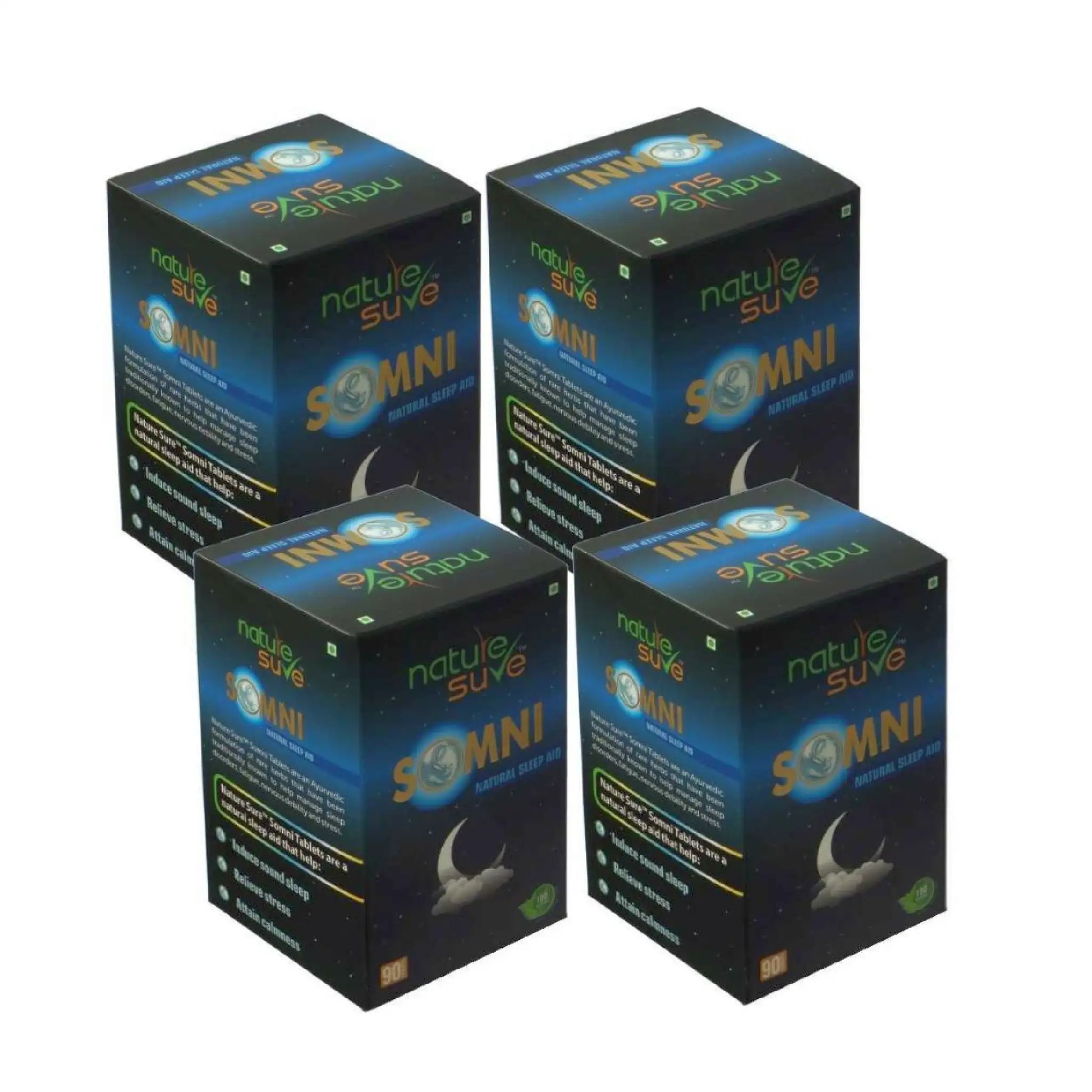 Nature Sure SOMNI Natural Sleep Support 4x90 Tablets – AYUSH-Certified Ayurvedic Formula