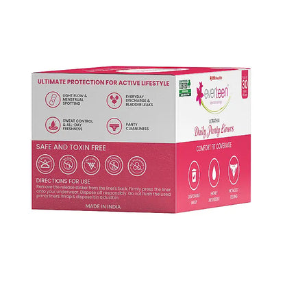 everteen panty liners for daily use are safe and toxin-free - everteen-neud.com