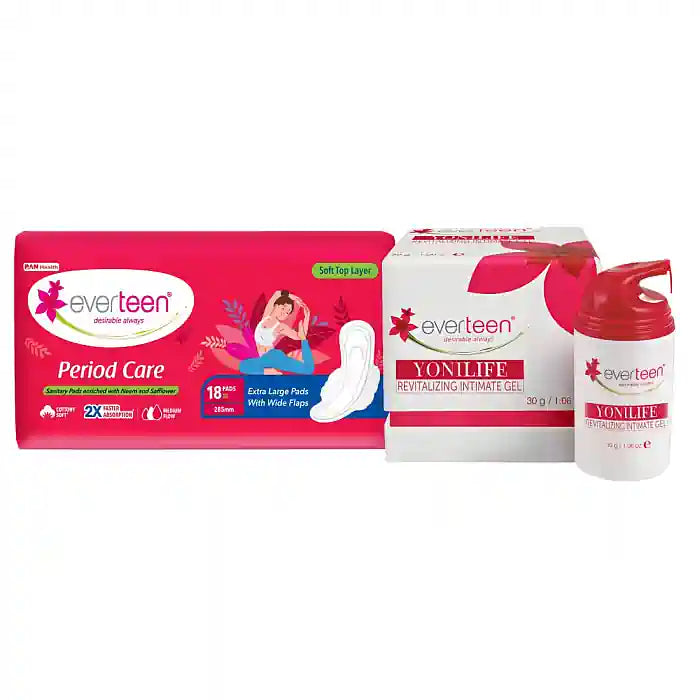 everteen Combo: Yonilife Intimate V Gel 30g and Sanitary Pads/ Period Panties