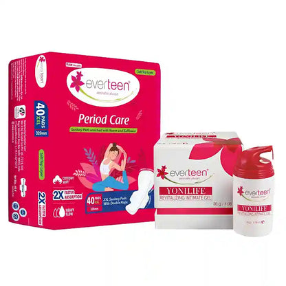 everteen Combo: Yonilife Intimate V Gel 30g and Sanitary Pads/ Period Panties