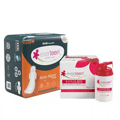 everteen Combo: Yonilife Intimate V Gel 30g and Sanitary Pads/ Period Panties