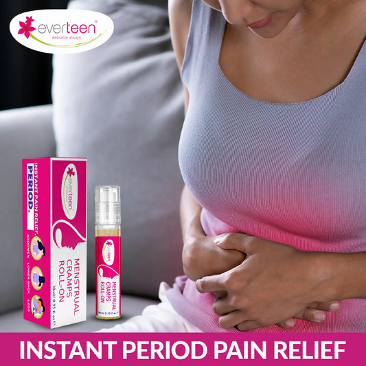 everteen Menstrual Cramps Roll-On - Instant And Natural Period Comfort